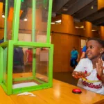 Makerspace is an interactive space where children can create and learn skills using a variety of tools and materials.