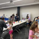 Kids enjoying arts and crafts