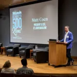 Matt Coen, President & CEO of St. Louis Magazine speaking