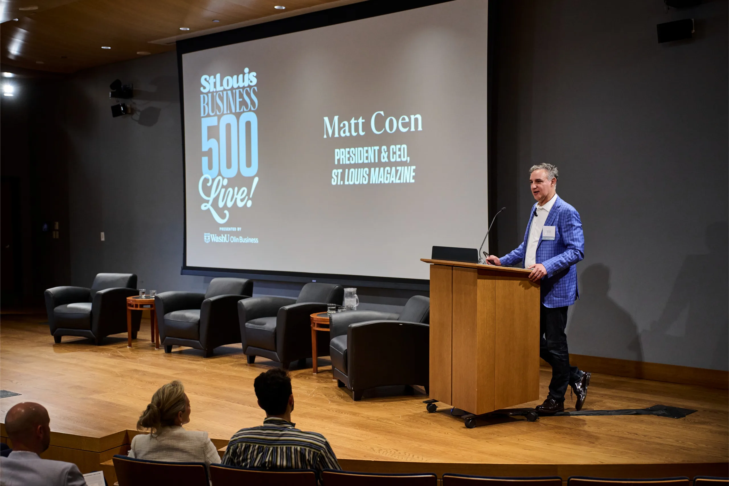 Matt Coen, President & CEO of St. Louis Magazine speaking