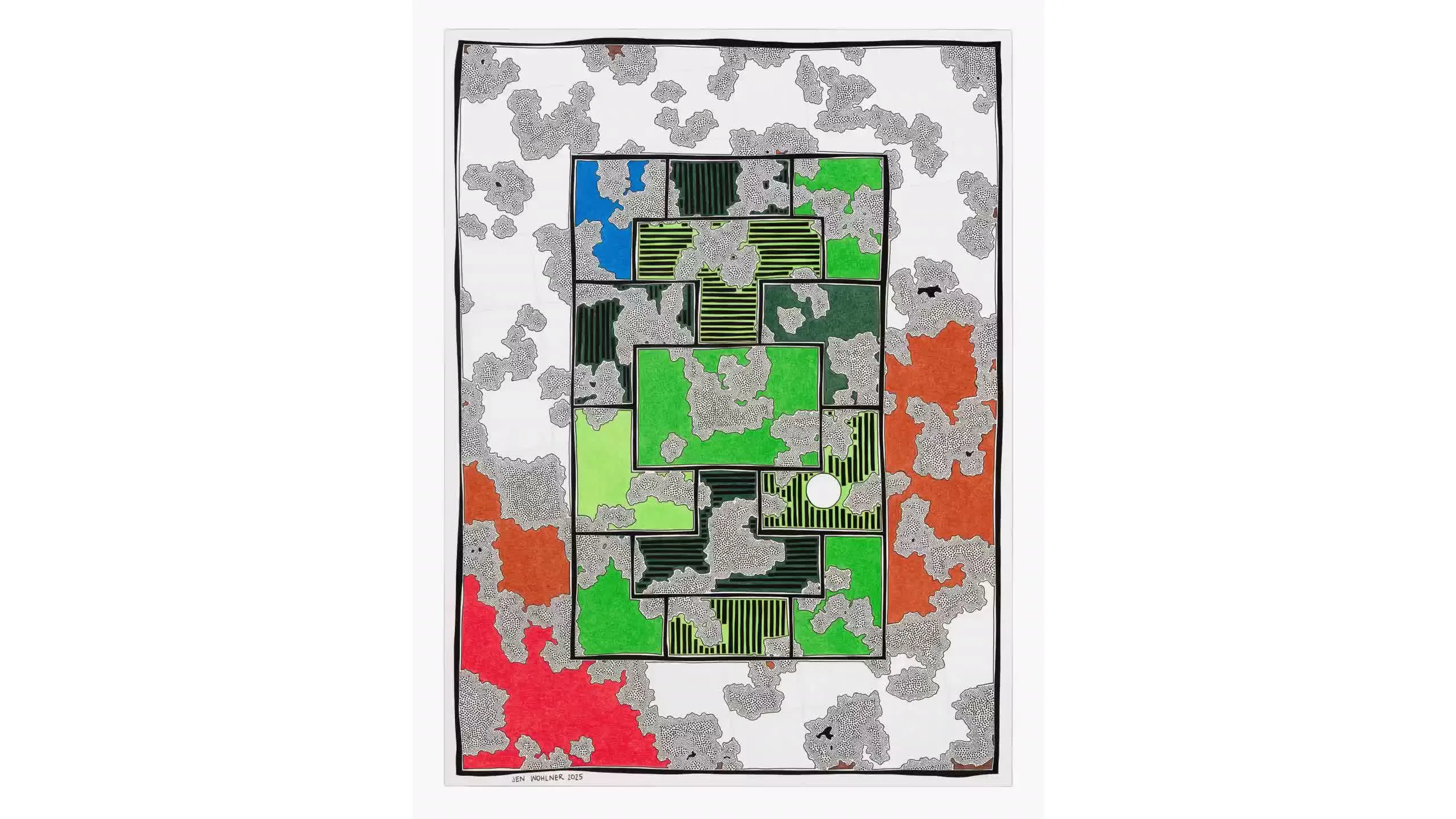 Jen Wohlner’s ‘BINGO!’ brings dizzyingly abstract art to The Sheldon