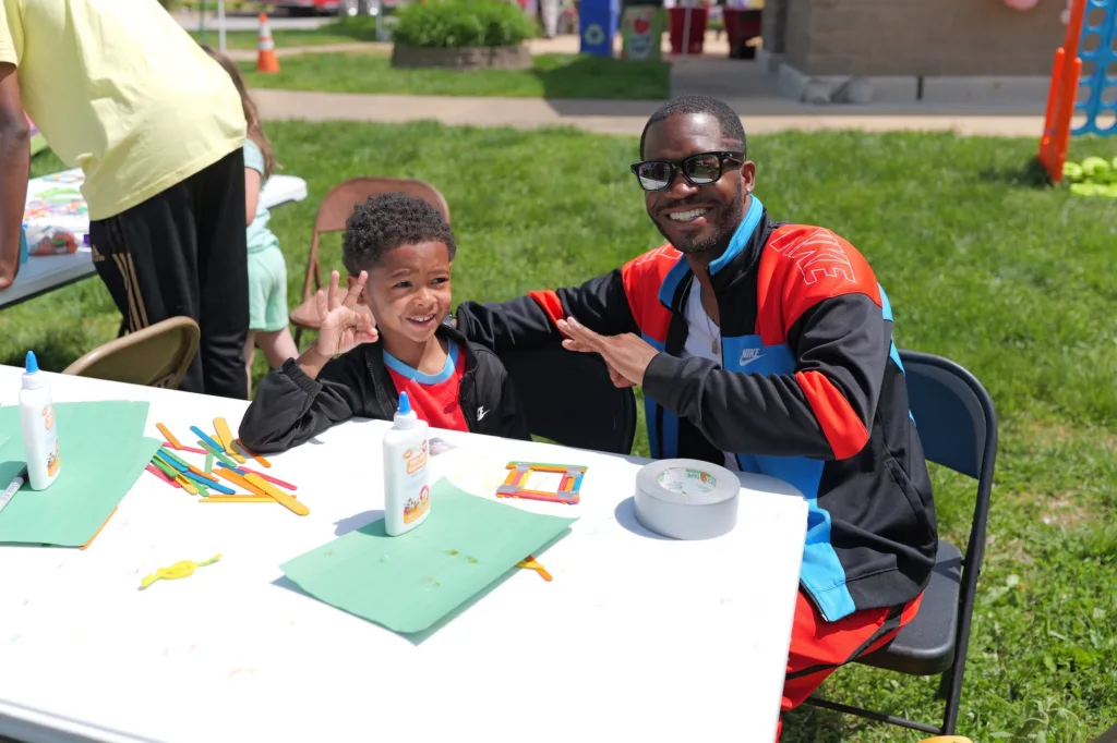 Ferguson Farmers' Market's Tiny Sprouts program pays kids to explore the market and try new produce.