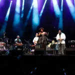 Keyon Harrold with Andra Day, Christ Dave, Peter Martin, Sir Eddie C, and Aida Ade