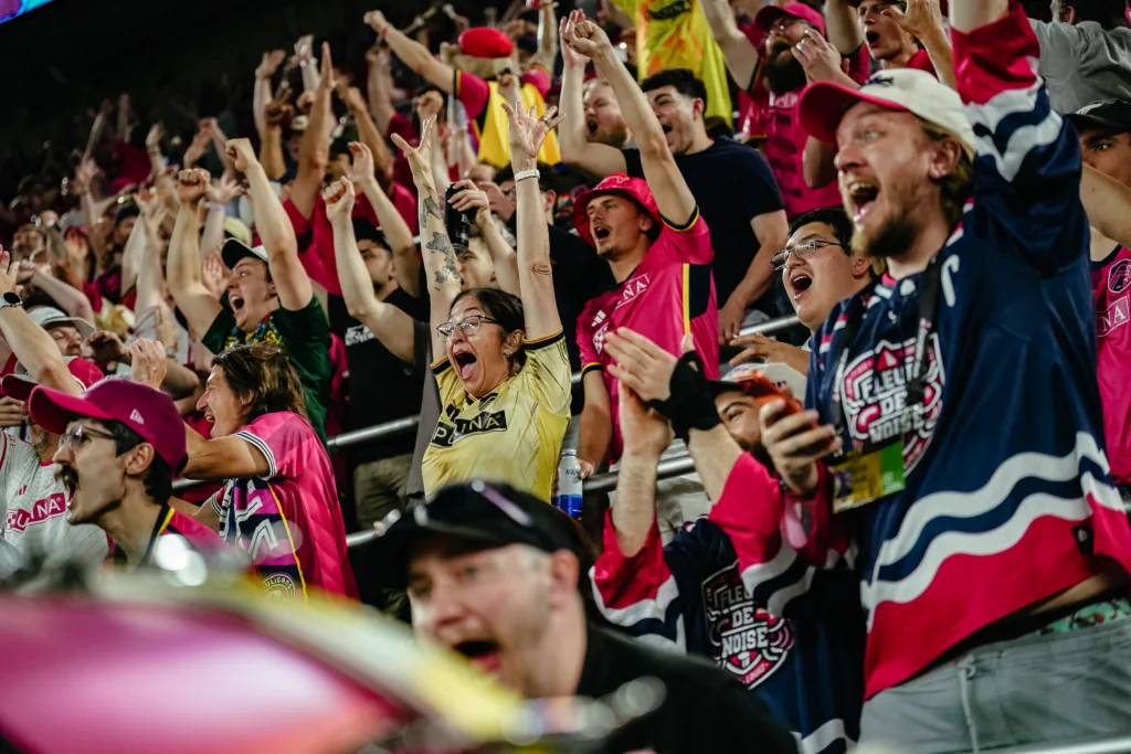 CITY supporters bring nonstop energy throughout the match.