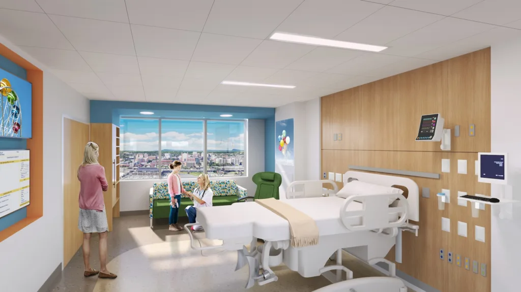 The new SSM Health Cardinal Glennon Children’s Hospital is slated to open in late 2027.