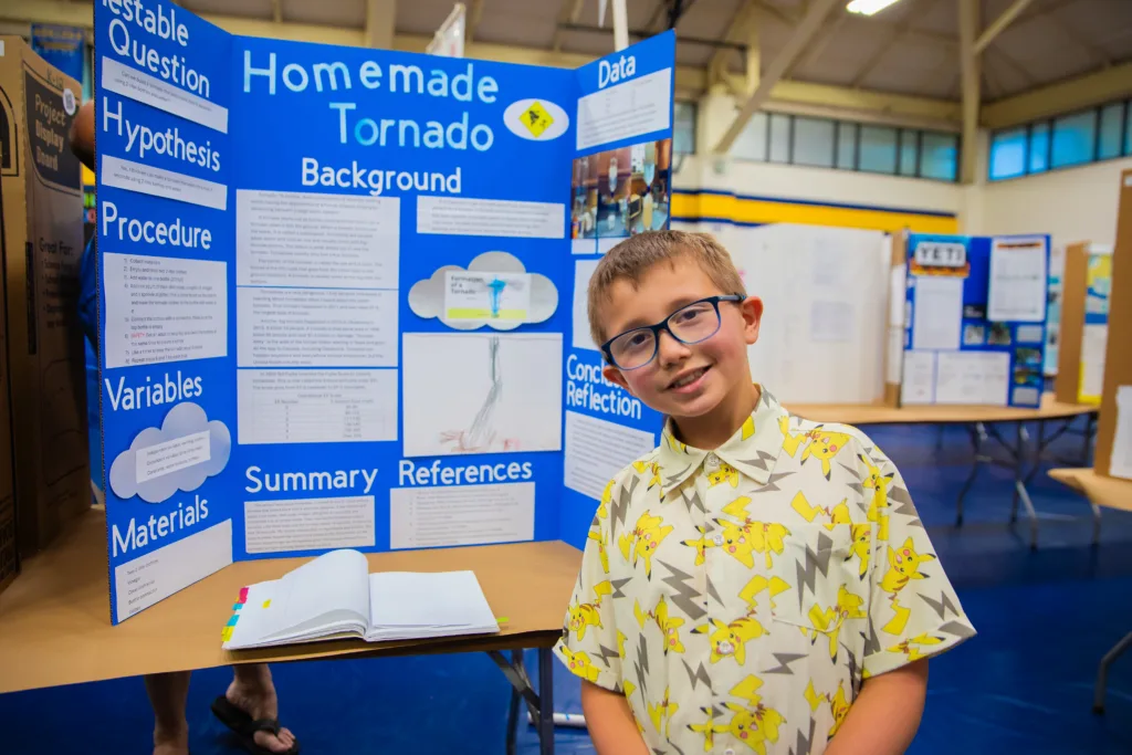 St. Louis Science Fair student