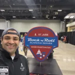 Scott MacArthur participates in the St. Jude Rock 'n' Roll Running Series in Washington, D.C.