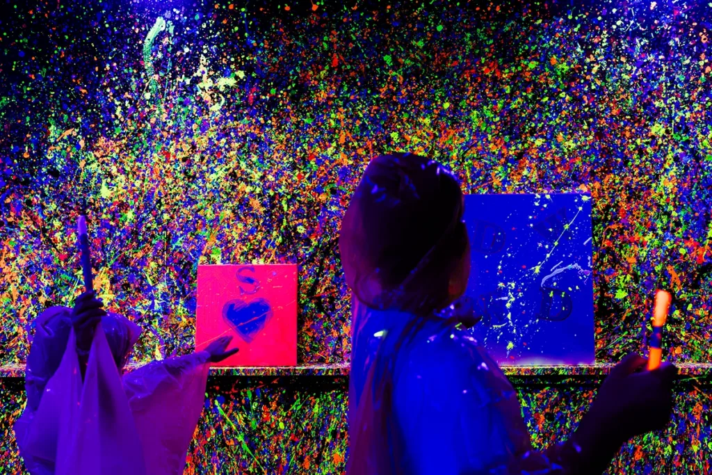 Creative Array Studios splatter paint
