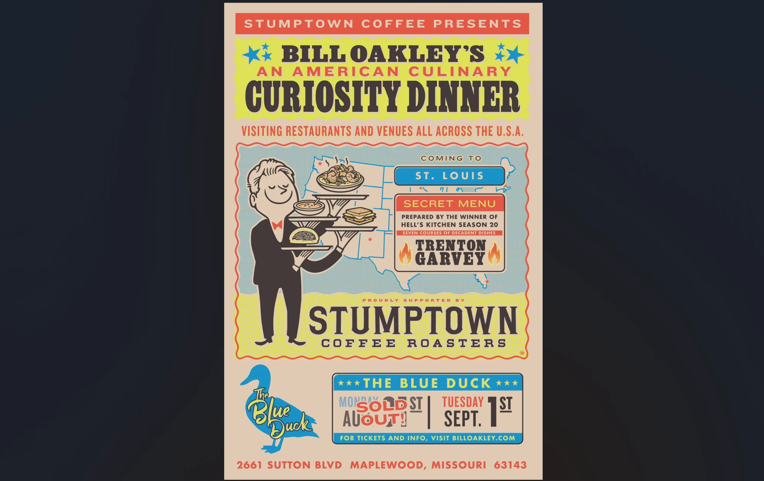 ‘Simpsons’ writer Bill Oakley brings regional food dinner to The Blue Duck in Maplewood