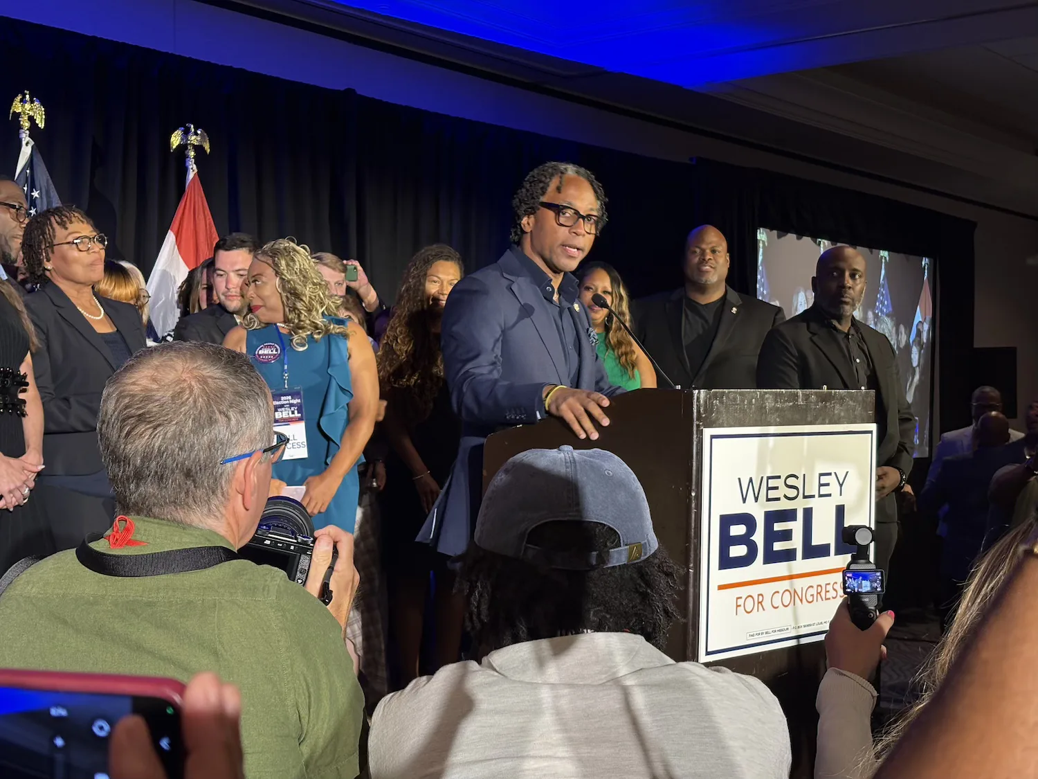 Bell handily wins Democratic primary, beating back former U.S. Rep. Cori Bush in rematch