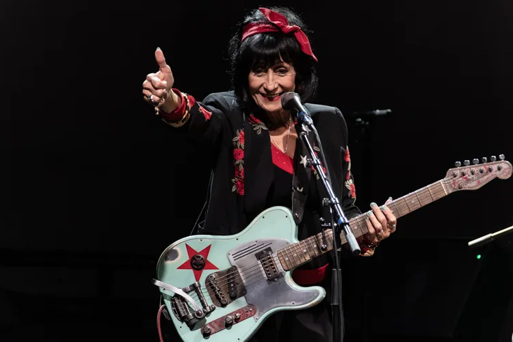 Rosie Flores and her band open for Robert Plant and Saving Grace with Suzi Dian at The Pageant on September 18.