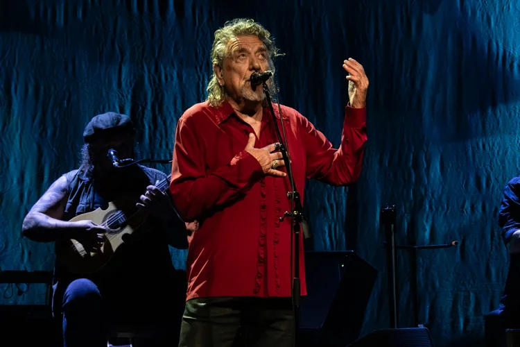Robert Plant and Saving Grace with Suzi Dian at The Pageant on September 18.