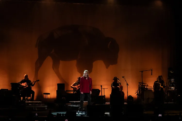 Robert Plant and Saving Grace with Suzi Dian at The Pageant on September 18.