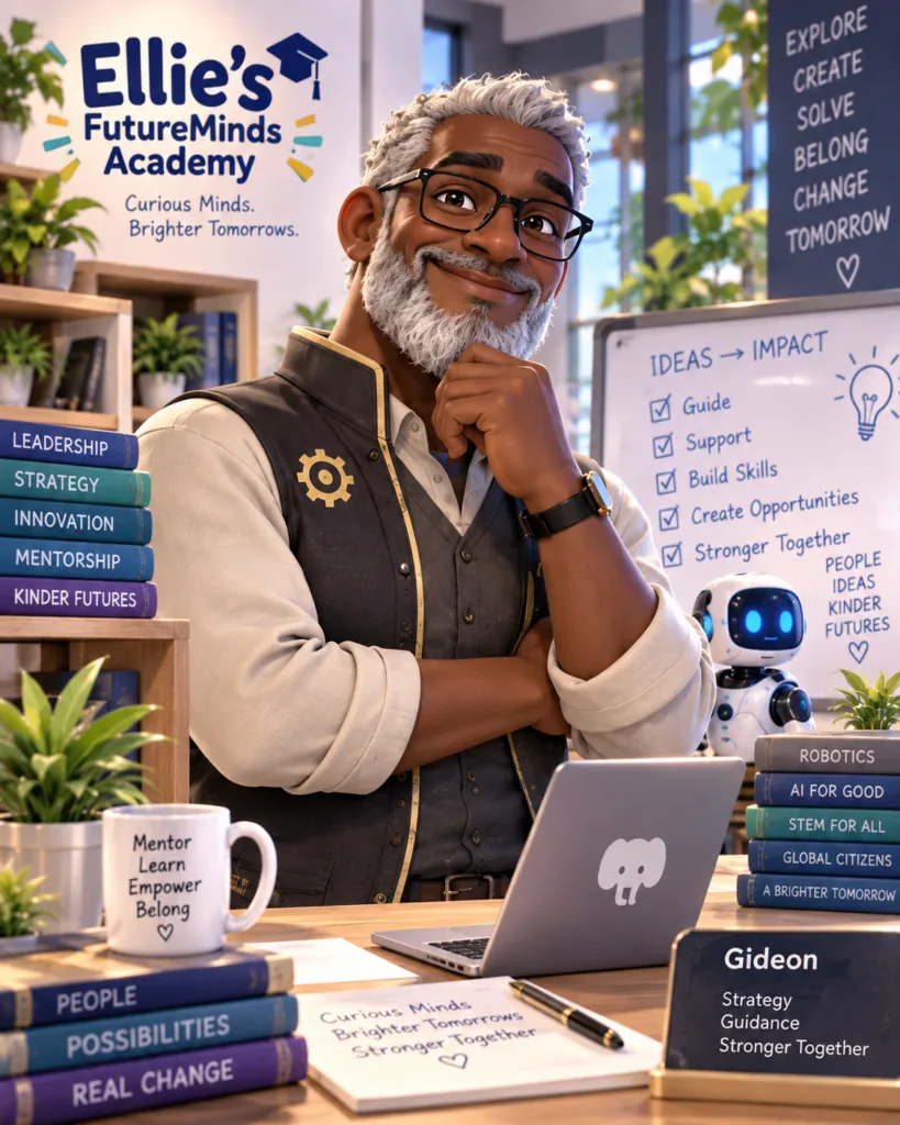 Ellie’s FutureMinds Academy, Gideon