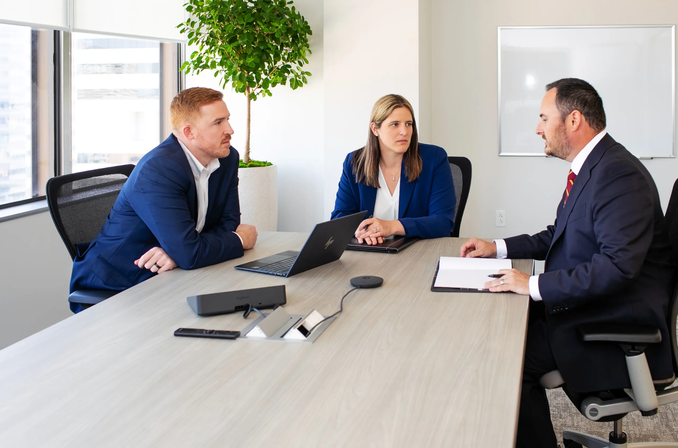 Hall Render’s St. Louis Shareholders. Pictured L to R: John Bowen, Office Managing Partner; Ellie Tucker, Shareholder; Brett Travers, Shareholder.