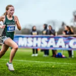A Whitfield cross-country runner competes at the MSHSAA state championships.