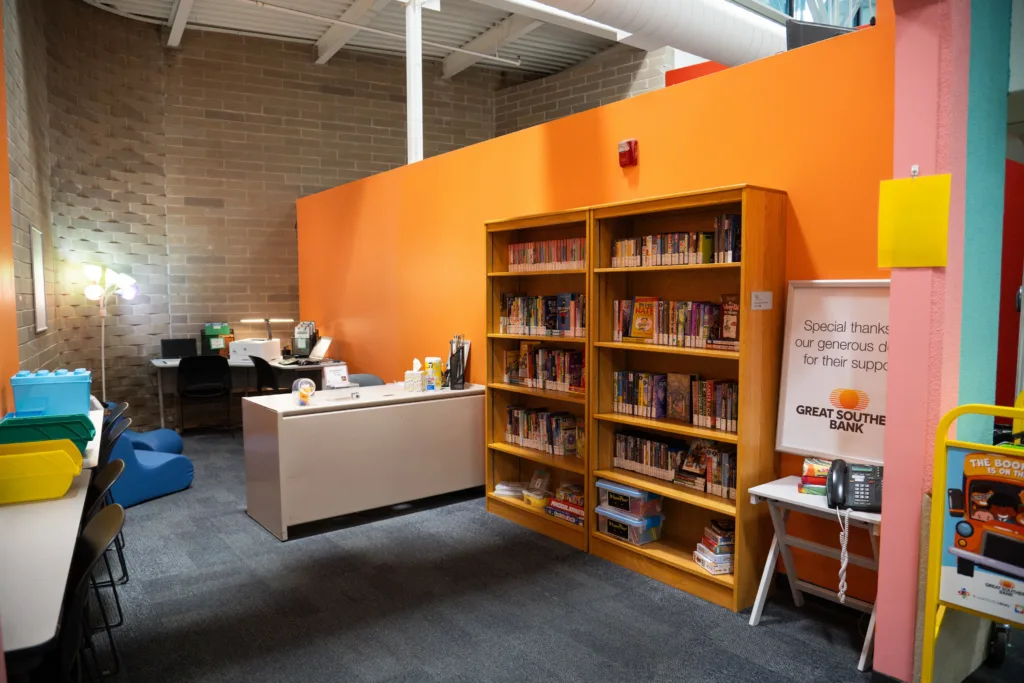 Interior Library Space at JA BizTown