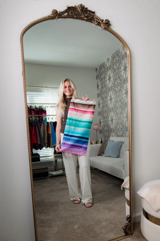 Color Lab STL founder Madyson Rodgers uses personalized color palettes to help clients identify the colors that best complement their natural features.