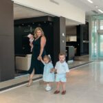 Megan Sinclair and her children