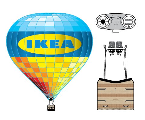 Flying Furniture: IKEA’s New Hot Air Balloon Lifts Off