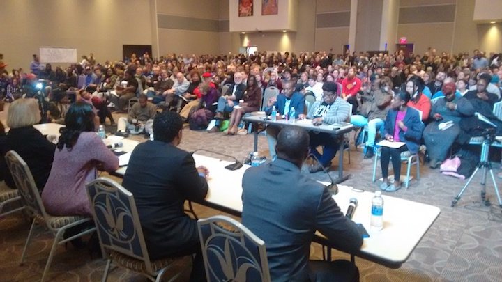 Mayoral candidates faced off in forums at Harris-Stowe University, Saint Louis University