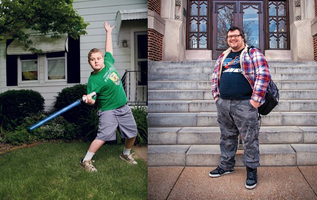 A boy with autism grows up, heroically