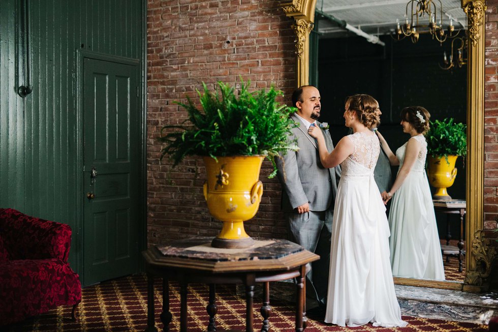 A proposal in Portugal leads to a romantic wedding at Cathedral Basilica