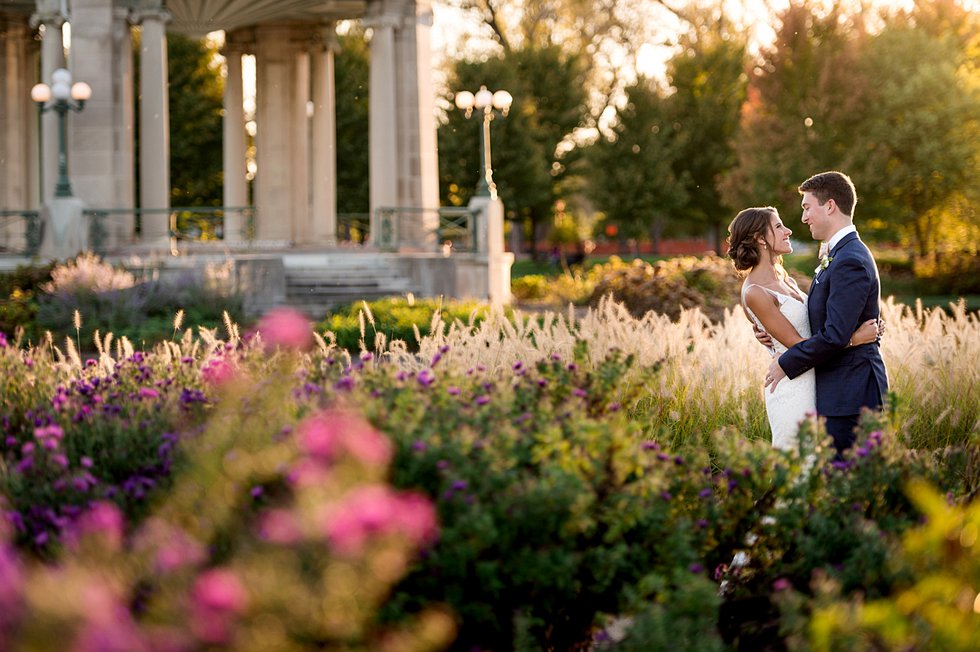 This couple’s fall Forest Park wedding feels as vibrant as spring