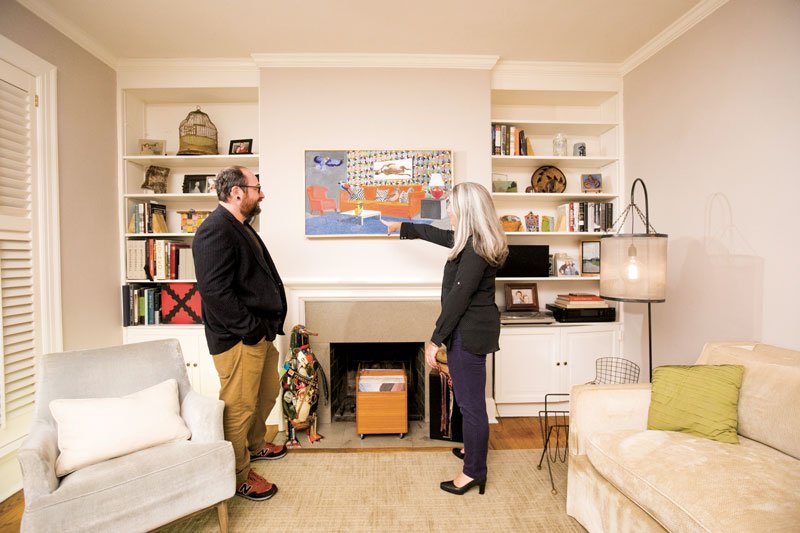 Artist Emmet Duggan’s first show in St. Louis depicts house parties with unusual guests