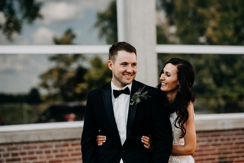 After dating for nearly a decade, an expectant couple celebrates their commitment