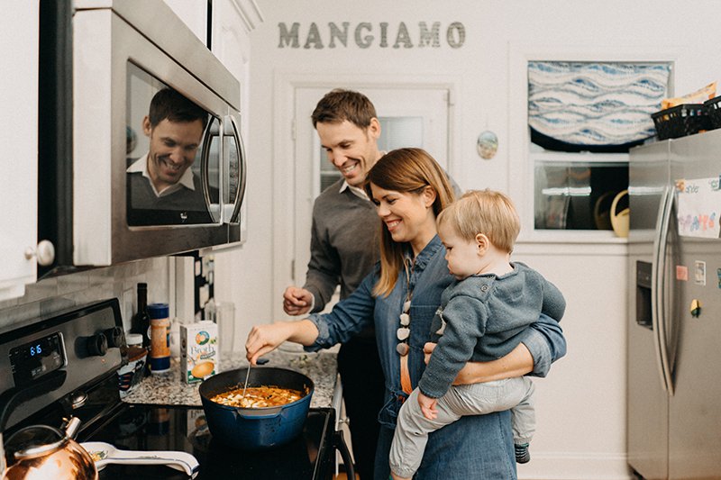How to develop a family meal plan that’s easy, delicious, and healthy? Large batches, prepping, and Indian take-out, according to blogger Alexandra Caspero