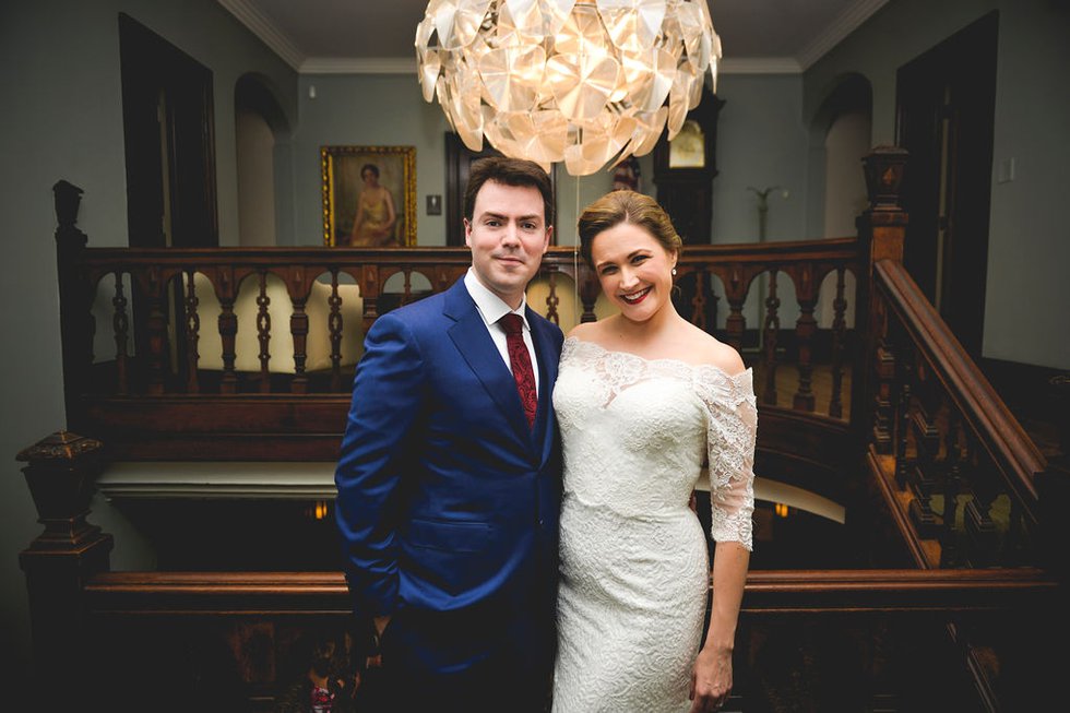 After their wedding in the U.K., this couple celebrated their nuptials in St. Louis