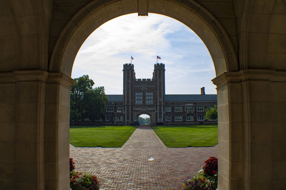 The Washington University campus in St. Louis.