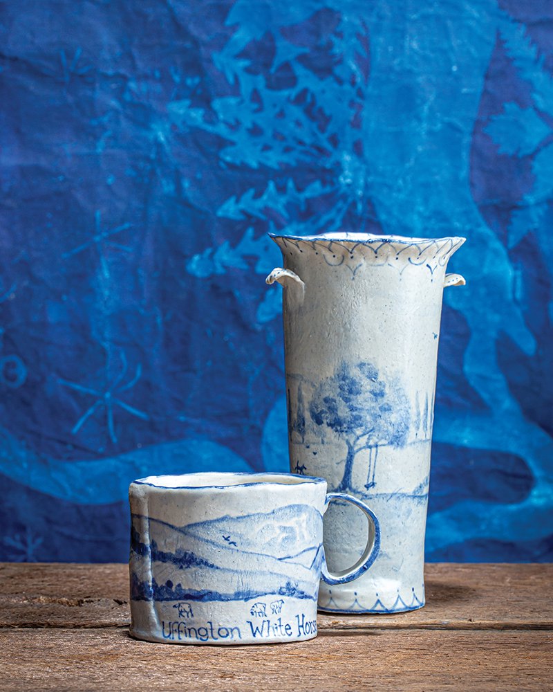 This St. Louis artist captures England country life through her pottery