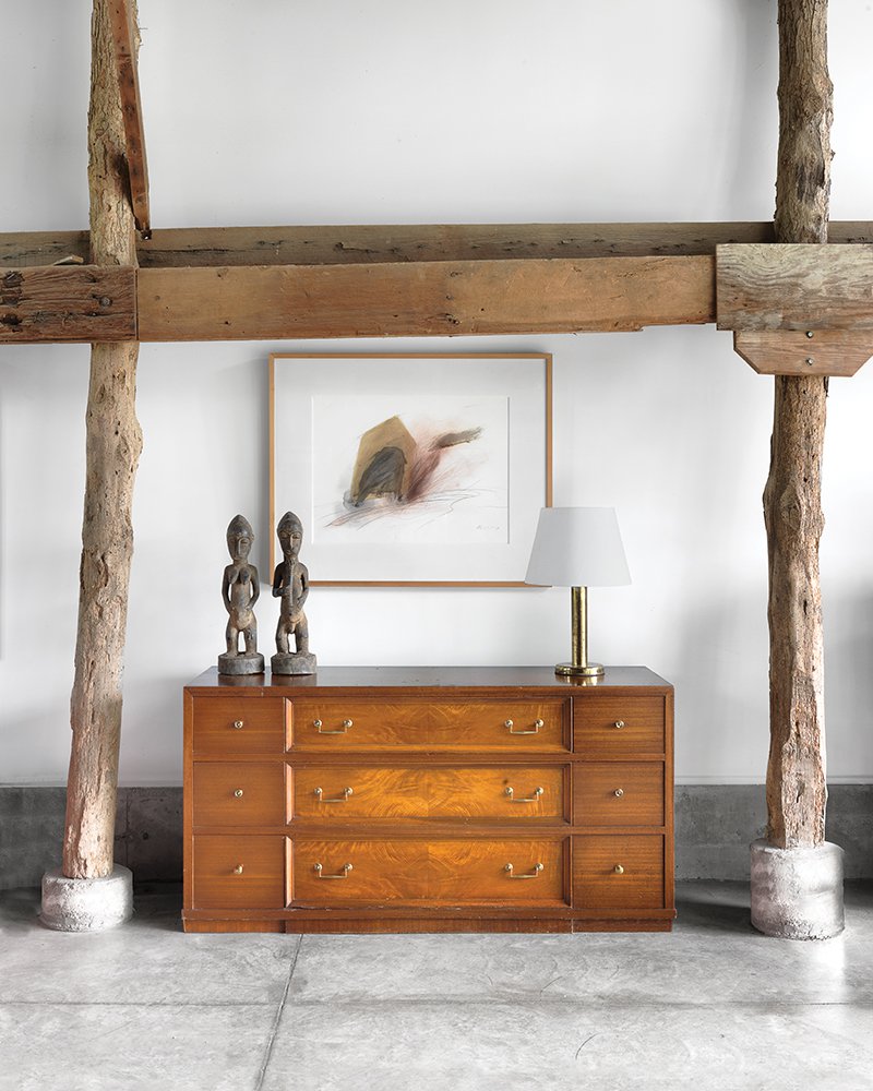 A couple transforms an old pole barn into a place that celebrates family and country