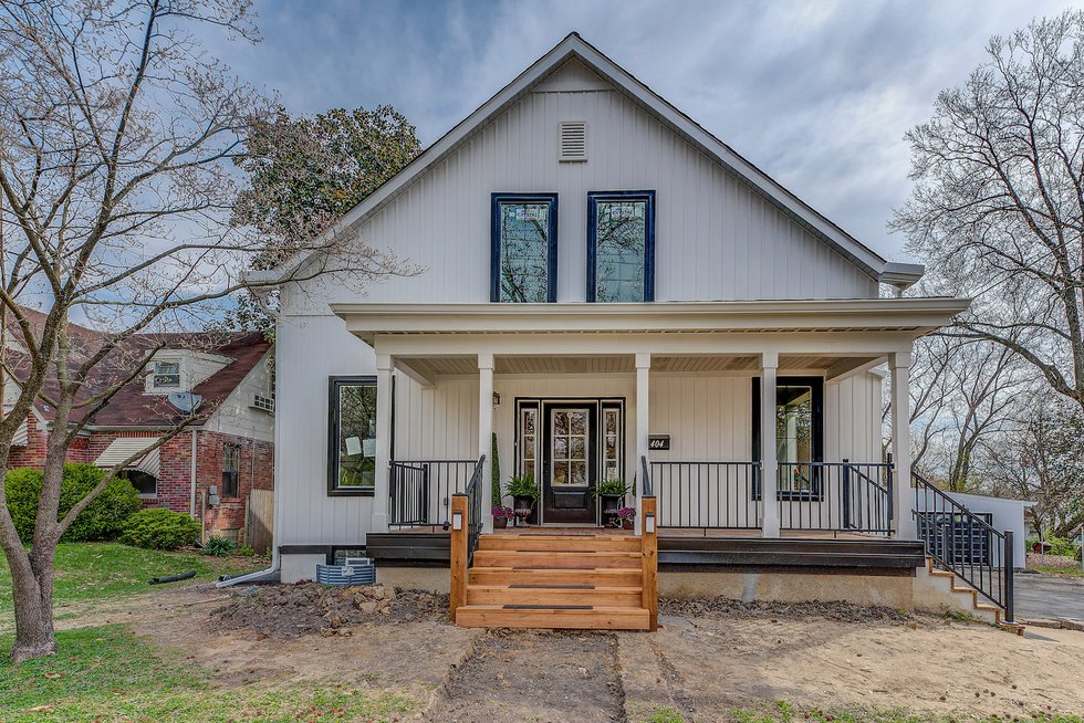 This Ferguson two-story is a perfect example of farmhouse chic