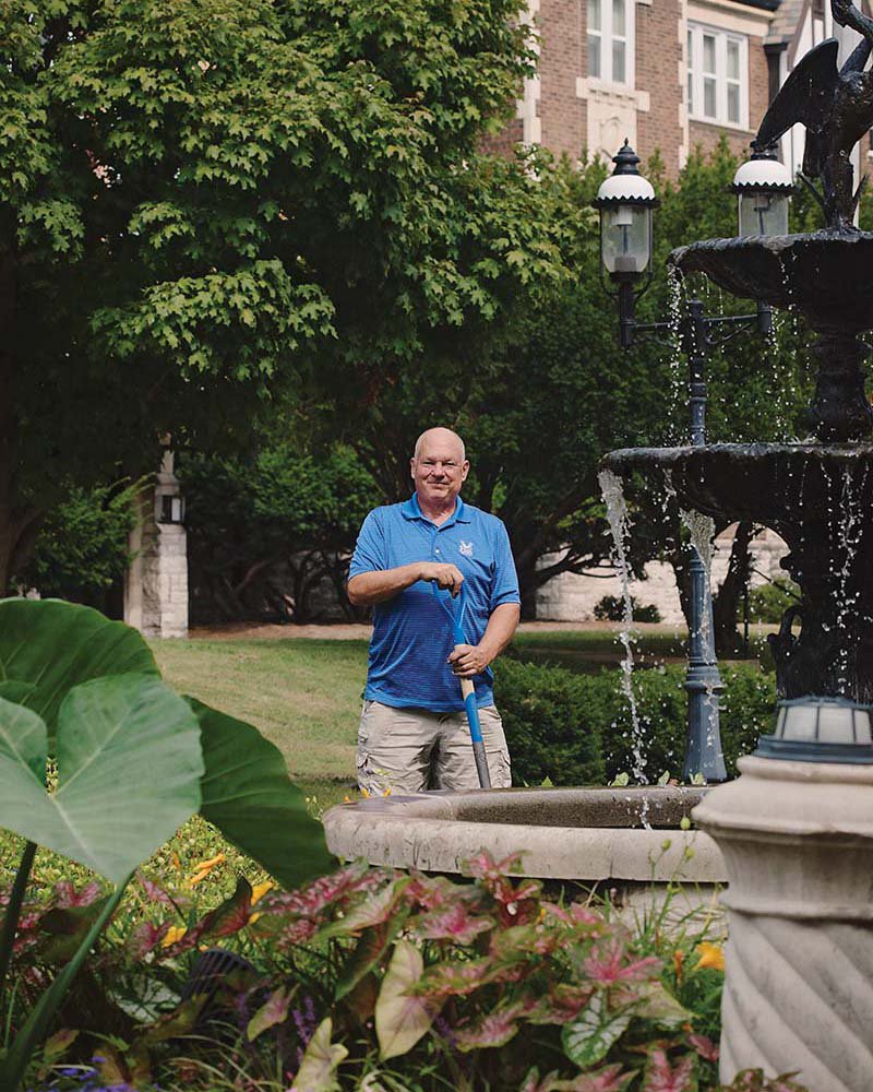 Tom Brackman, the unofficial mayor of Waterman, on beautifying his neighborhood