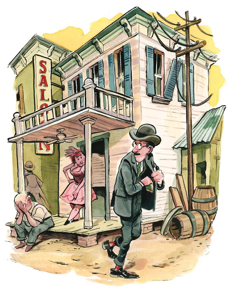 What was Hell’s Half Acre?