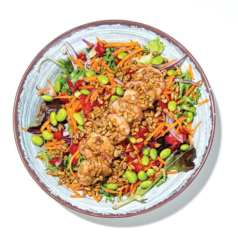 The Spicy Thai Salad is just one fresh dish from the new UKRAFT Café & Smoothie Exchange in Chesterfield