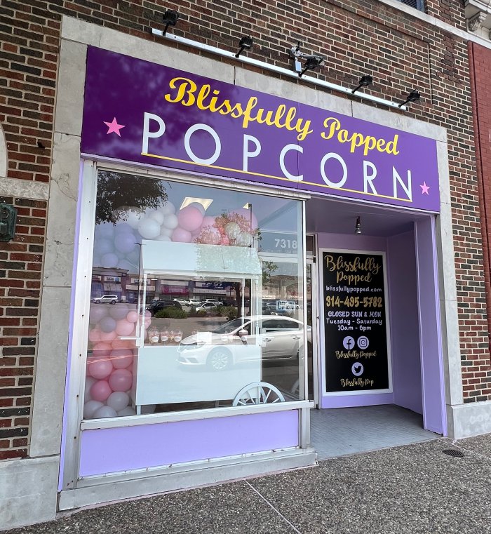 Blissfully Popped Popcorn opens in Maplewood
