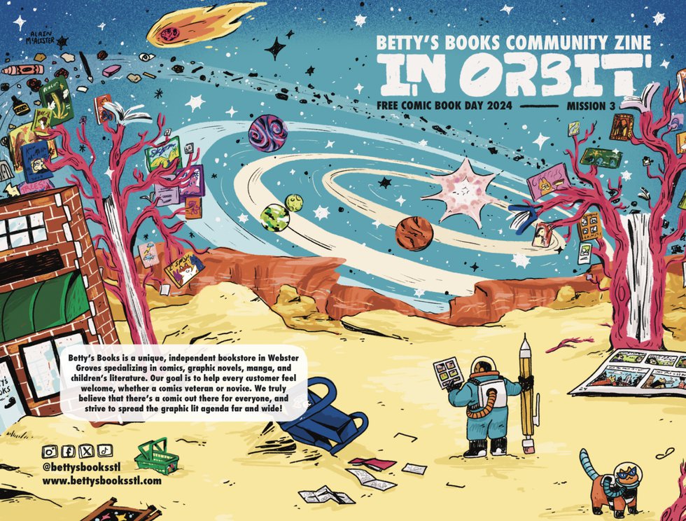 Grab a copy of Betty’s Books’ third-annual community zine on Free Comic Book Day