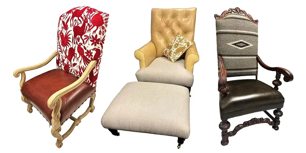 Ask Veronica: How easy is it to recover a leatherbound chair with fabric upholstery?
