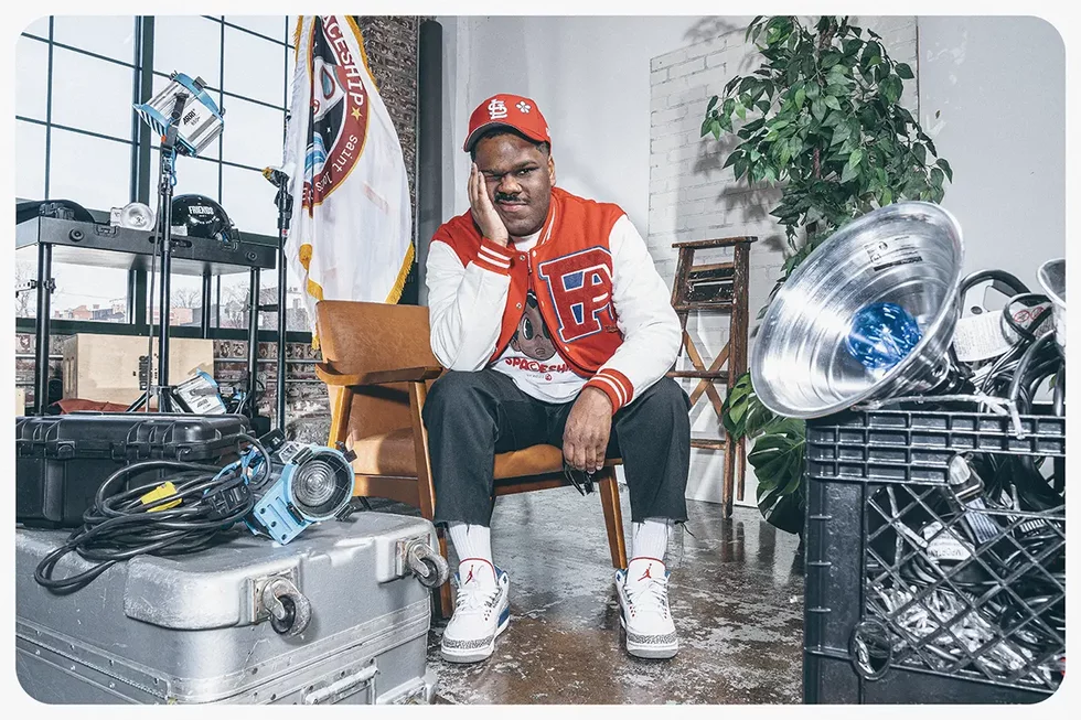 St. Louis Rapper Sir Eddie C for the March 2025 issue of SLM.