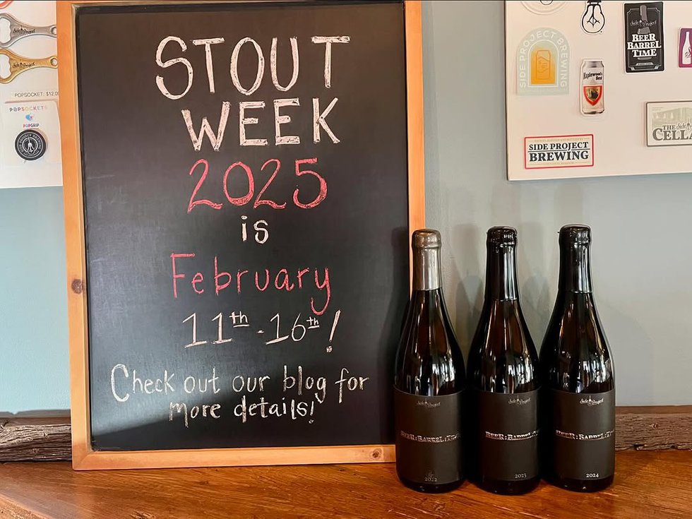 Side Project Brewing hosts Stout Week from February 11–16